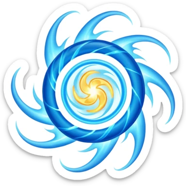 mythical plasma beam sticker