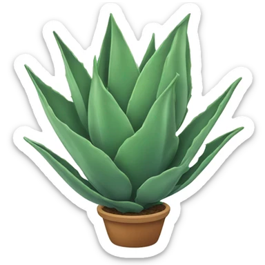 Agave plant sticker