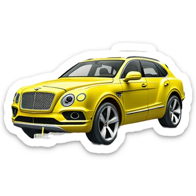 bentley bentayga lemonade stand sticker