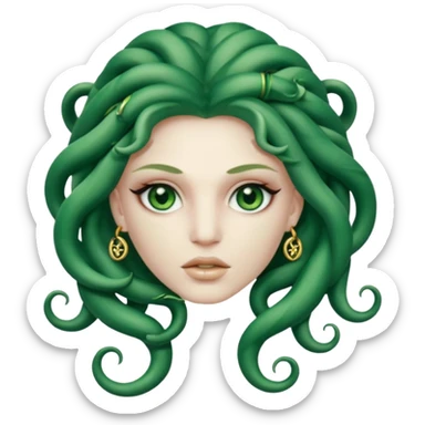 Medusa Versace sticker