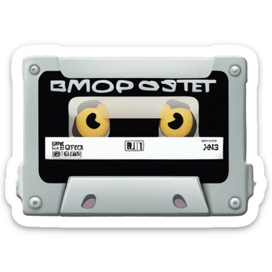 casette tape sticker