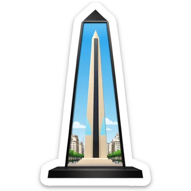 buenos aires obelisc sticker