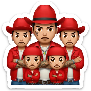 Norteño gang sticker