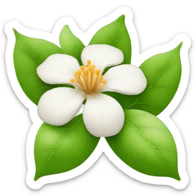 (Apple Emoji) Ashwagandha with flower  sticker