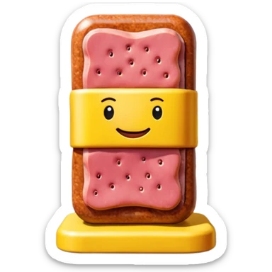  paris art city SPAM meat jeff koons style sculpture arty landscape  sticker