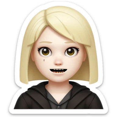 Roblox Chara with a creepy face sticker