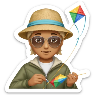 Kite Maker sticker