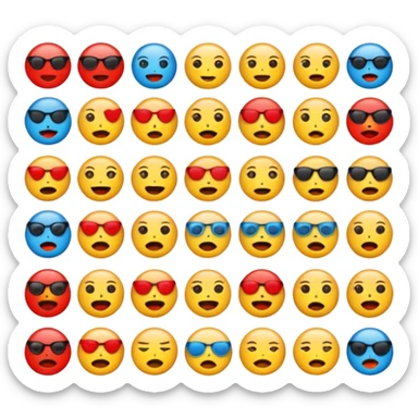 Random sassy useful emojis that don’t already exist sticker