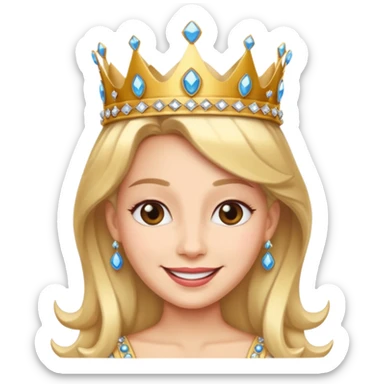 Queen Tiara sticker
