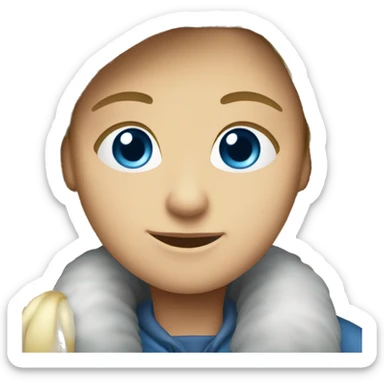 blue-eyed blonde navigator sticker