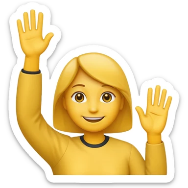 Saluting emoji sticker