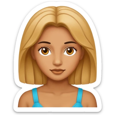 Leo woman zodiac sticker