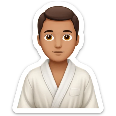 skincare routine man spa sticker