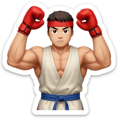 Ryu street Fighter  sticker