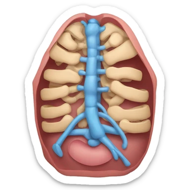 abdomen anatomy sticker