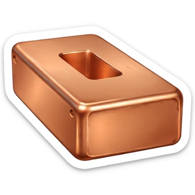 A copper ingot sticker