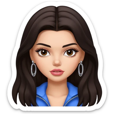 kendall jenner as pretty bratz baddie sticker
