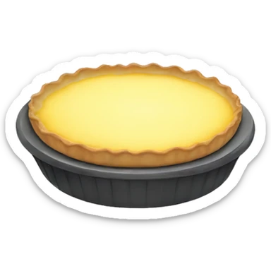 Aesthetic lemon cheese pie sticker