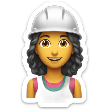 Brazilian woman prompt engineer AI enthusiast sticker