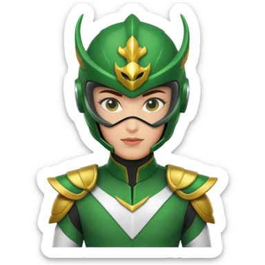 Green ranger 😏 sticker