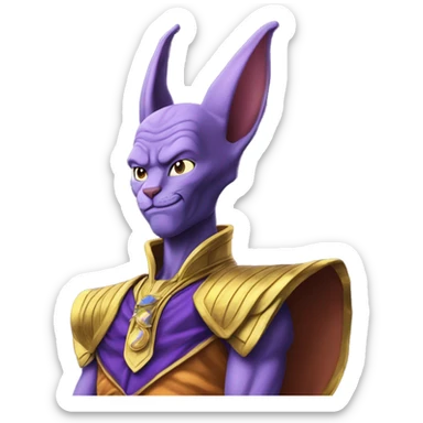 lord beerus sticker