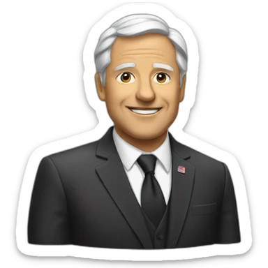 A politician sticker