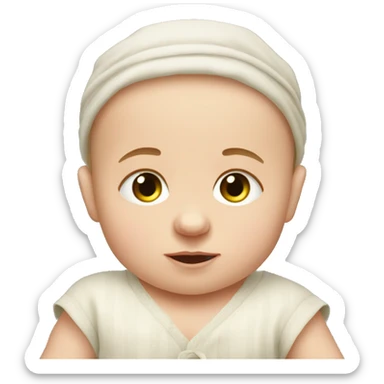 Slavic newborn baby boy  sticker