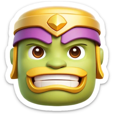 Clash of Clans aesthetic: Cinematic Playful Kinect Sensor Portrait Emoji, rendered in a 3D vector-style similar to standard emojis with minimal shading and bold, simplified shapes. A compact, distinct form with signature details, softly glowing with a modern gaming energy charm. Simplified yet unmistakably iconic, highly detailed and consistent, glowing with a soft radiance and high shine. Stylized with a touch of next-gen innovation and a soft glowing outline, capturing the essence of a beloved gaming relic with a friendly, playful manner! sticker