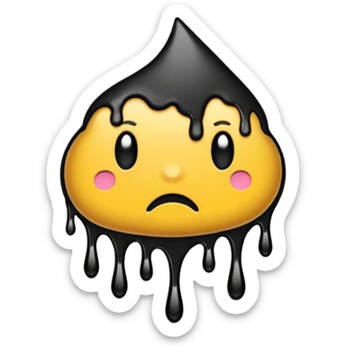 just the word "bitch" written sticker