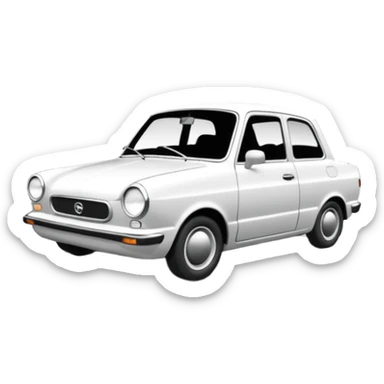 cursed muga chasing car cursed more sticker