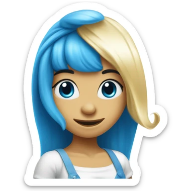 Smurfette sticker