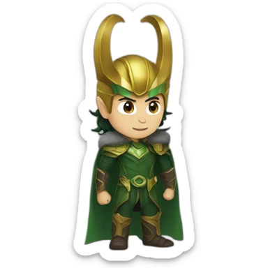 Loki of asgard sticker