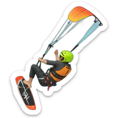 Kitesurf toeside sticker
