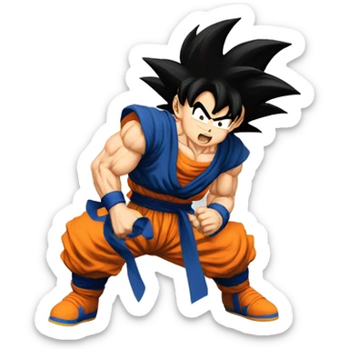 Súper Saiyan Goku sticker