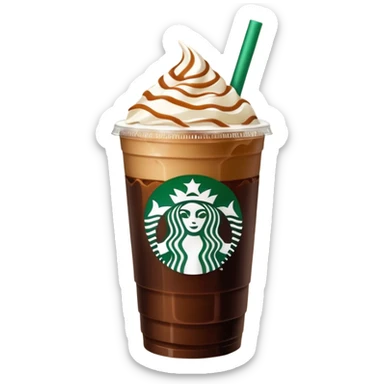 Starbucks iced coffee with Dubai chivalry bar with green filling and burn Khalifa  sticker