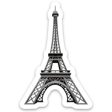 Eiffel Tower landmark sticker