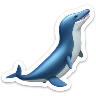 ornithorynque sur baleine sticker