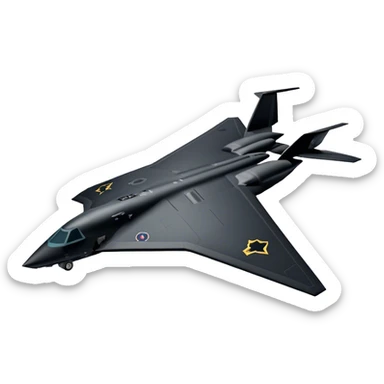 B-2 Spirit bomber - Northrop B-2 (Model Year: 2021) (Iconic colour: Stealth black) sticker