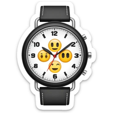 analog watch sticker