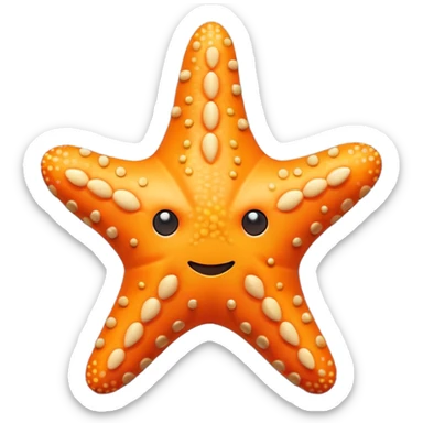 starfish toy chunky sticker