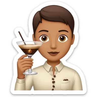 Espresso martini how do I put it in my insta caption sticker