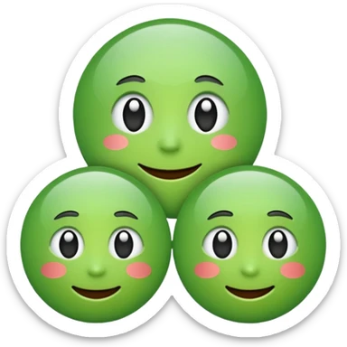 ❌ change the emoji color from red to green color sticker