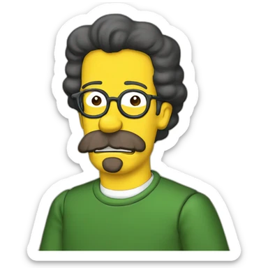 Ned flanders simpson sticker