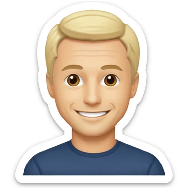 Freddie Prinze Jr, blonde hair, sticker