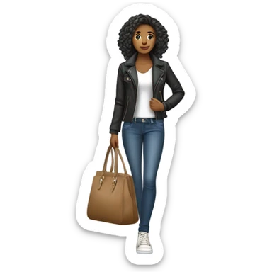 downtown girl sticker