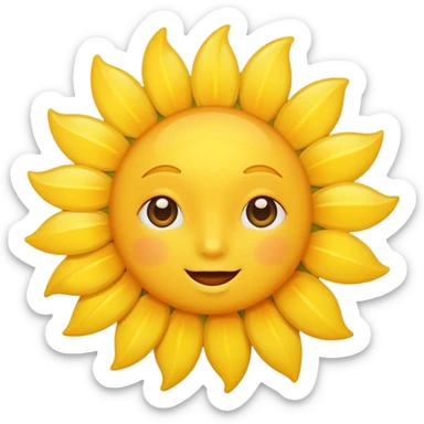 Sunshine sticker
