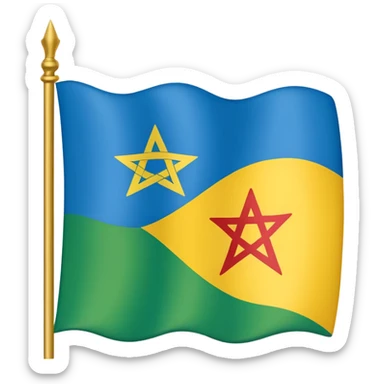 Berber flag sticker