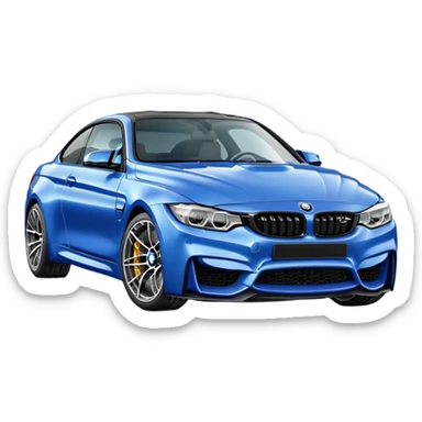BMW m4 competition  sticker
