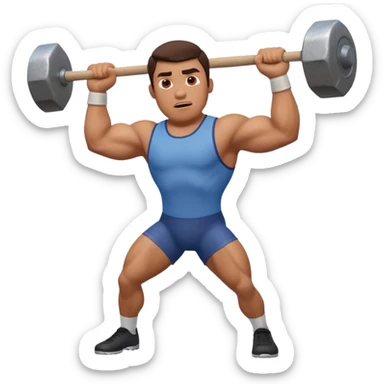 atleta lanzando martillo pixar 3d sticker