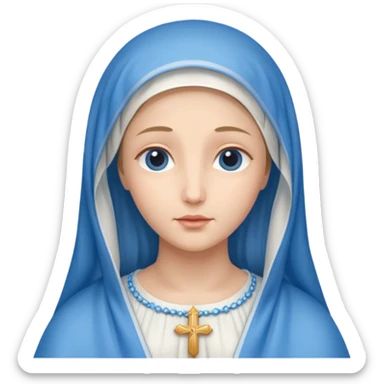 virgin mary sticker